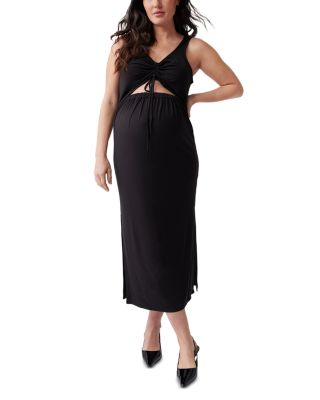 Ingrid & Isabel - Maternity Knit Peekaboo Maxi Dress