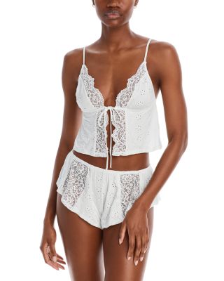 Honeydew - Charli Lace Eyelet Open Tank & Shorts