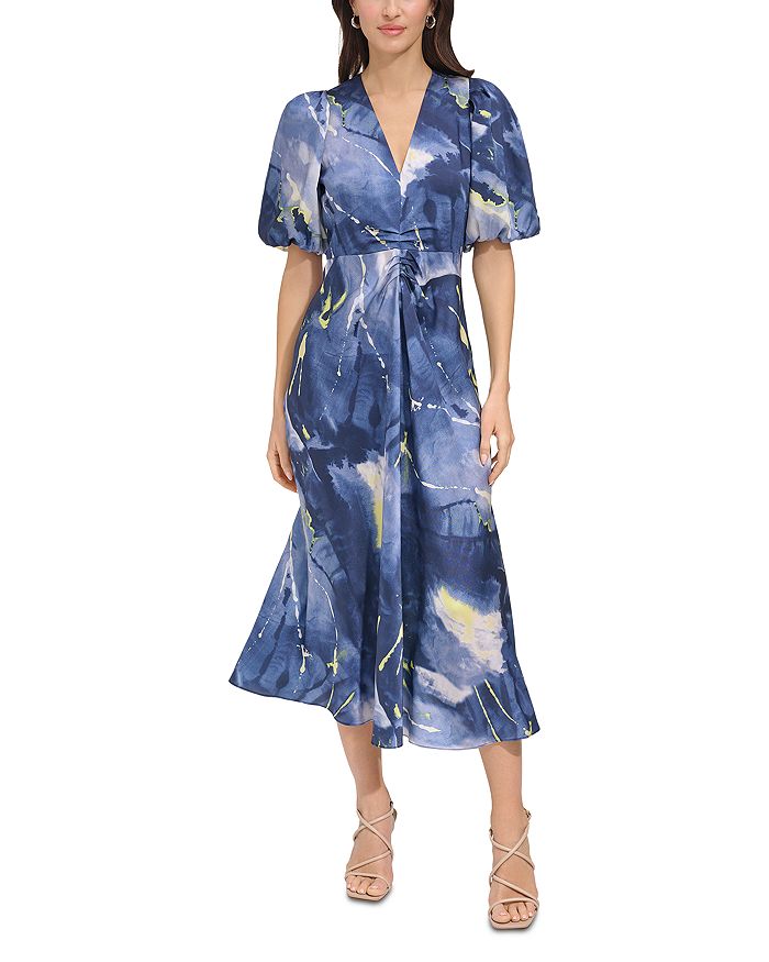 Dkny Dress Net Half Over Black