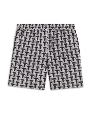 Rhins T Print Regular Fit Drawstring Shorts 