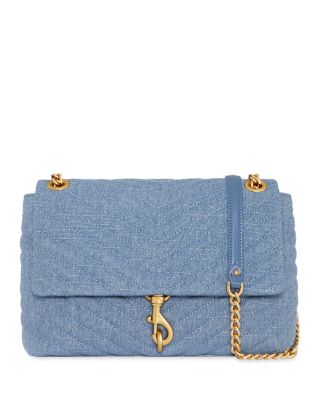 Rebecca Minkoff - Edie Denim Shoulder Bag