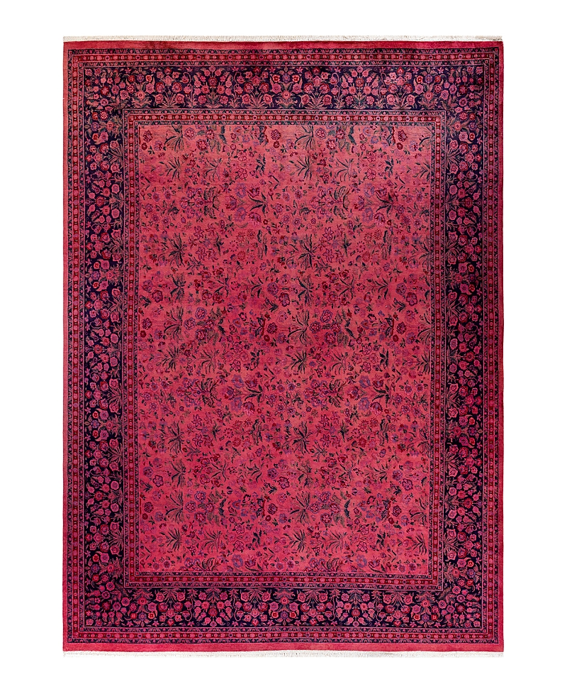 Bloomingdale's Fine Vibrance M1252 Area Rug, 9'2 X 12' In Pink