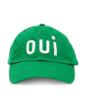 Shop Clare V Oui Baseball Hat In Green