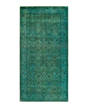 Shop Bloomingdale's Fine Vibrance M1560 Area Rug, 5'11 X 11'8 In Green