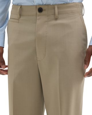 Relaxed Straight Fit Suit Pants