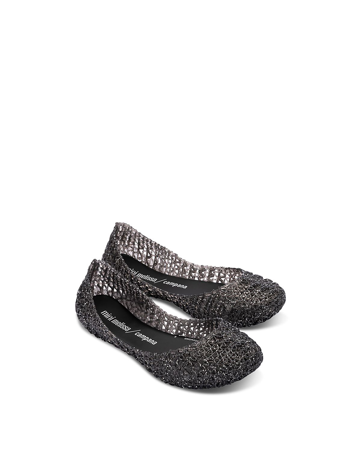 Mini Melissa Girls' Campana Papel Flats - Toddler, Little Kid, Big Kid