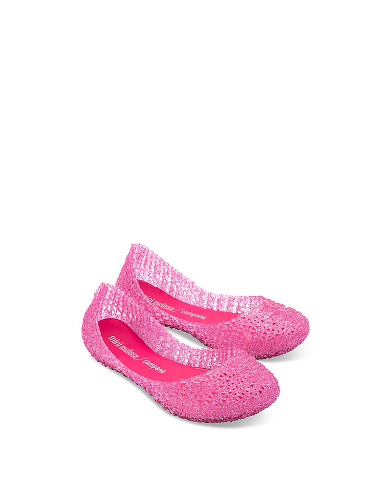 Mini Melissa Girls' Campana Papel Flats - Toddler, Little Kid, Big Kid