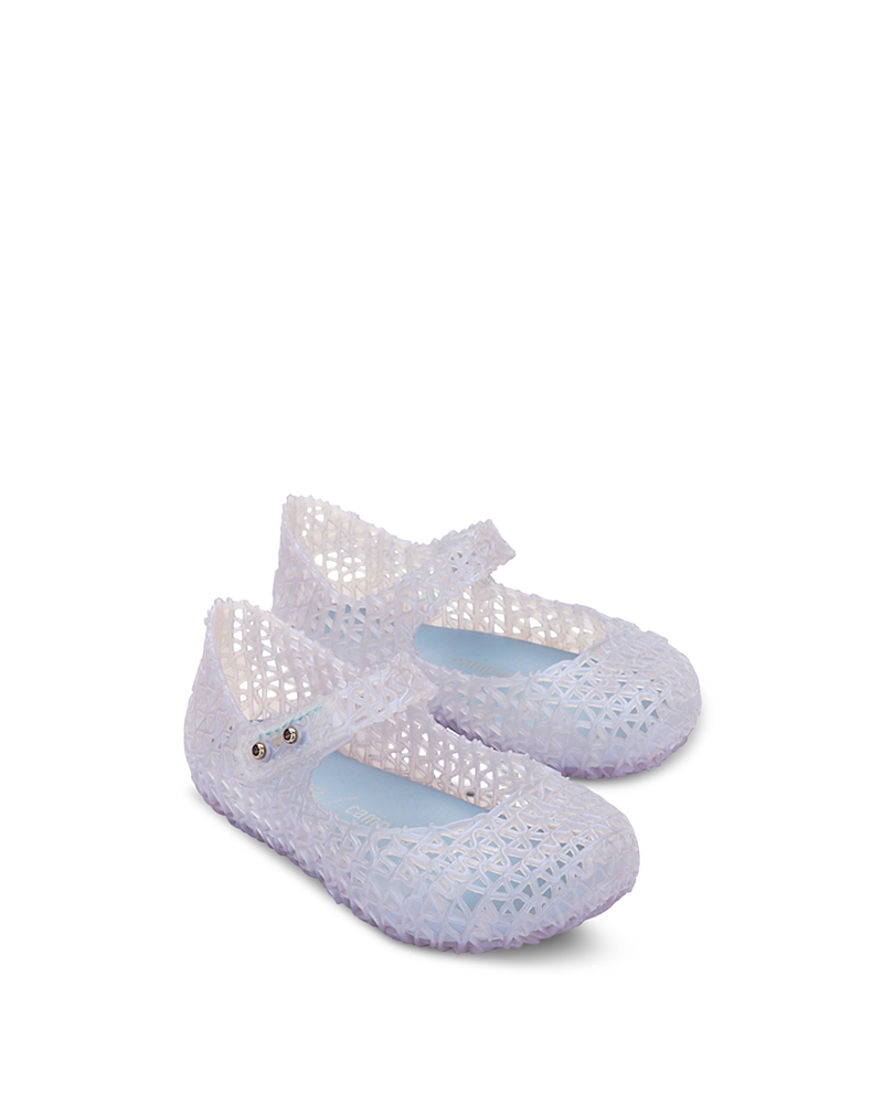 Mini Melissa Girls' Campana Papel Mary Jane Flats - Toddler