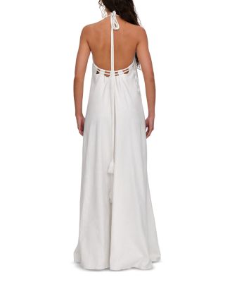andrea iyamah essi maxi dress Andrea Iyamah Essi Abstract Cotton Maxi Dress