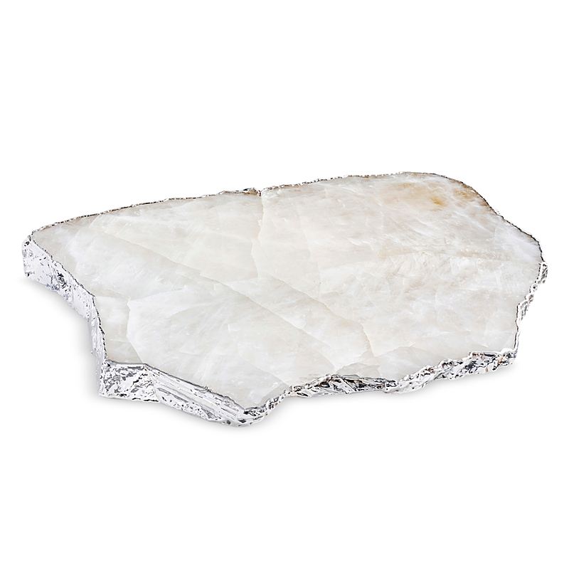 Anna New York Kiva Gemstone Platter In White