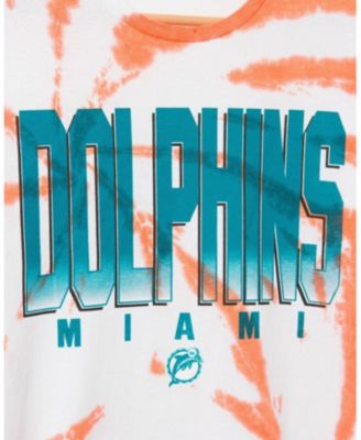 Dolphins Game Time Tie Dye Long Sleeve T-shirt