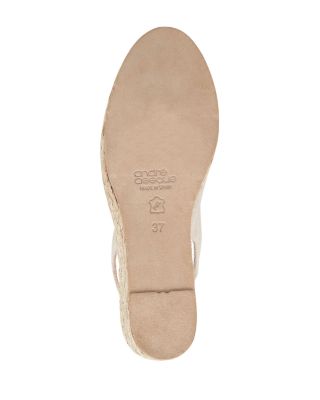 Women's Audrey Slip On Slingback Espadrille Wedge Pumps
