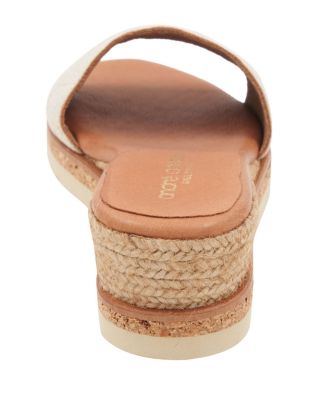 Women's Nessie Slip On Slide Espadrille Wedge Sandals