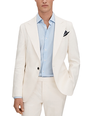 Shop Reiss Heat Slim Fit Suit Jacket In Off White