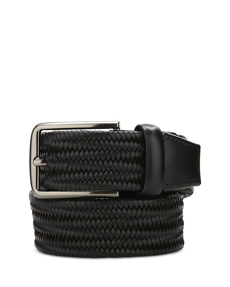 The Men's Store at Bloomingdale's Woven Leather Stretch Belt - Exclusive