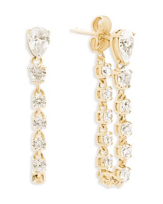 Shashi - Chain Drop Earrings
