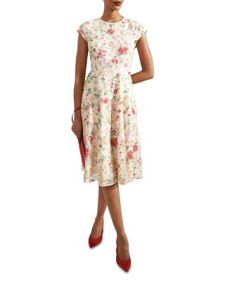 Tia Floral Embroidered Dress