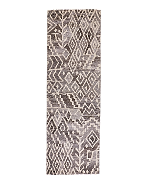 Feizy Asher 8638771f Runner Area Rug, 2'6 X 8' In Gray White