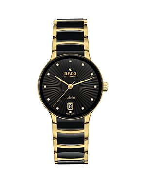 Shop Rado Centrix Diamonds Automatic Watch, 35mm In Black