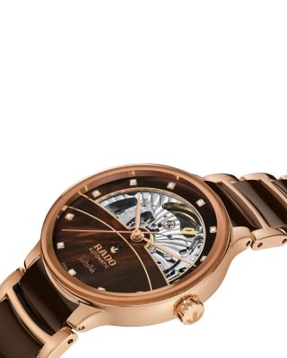 Centrix Diamonds Open Heart Automatic Watch, 35mm