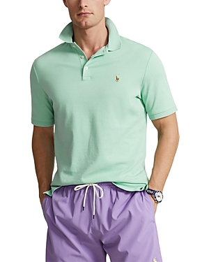 Shop Polo Ralph Lauren Classic Fit Soft Cotton Polo Shirt In Green