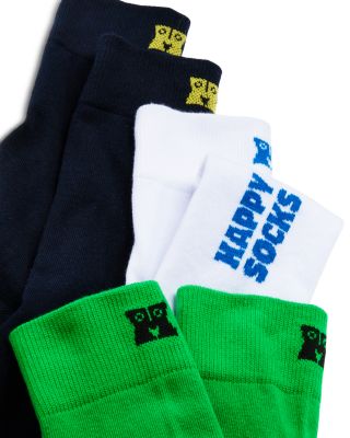 Assorted Solid Crew Socks - 5 pk.