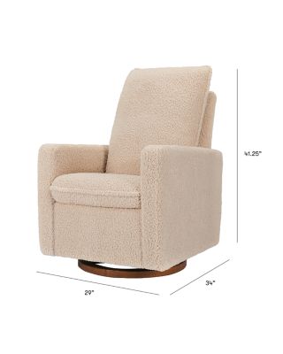 Cali Pillowback Swivel Glider