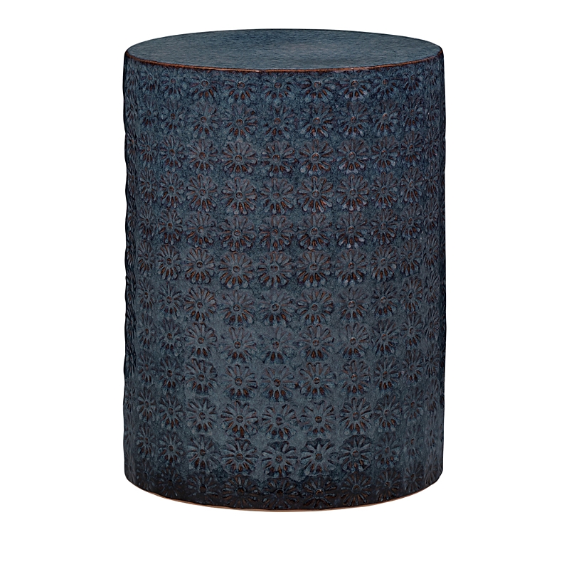 Jamie Young Wildflower Side Table In Blue
