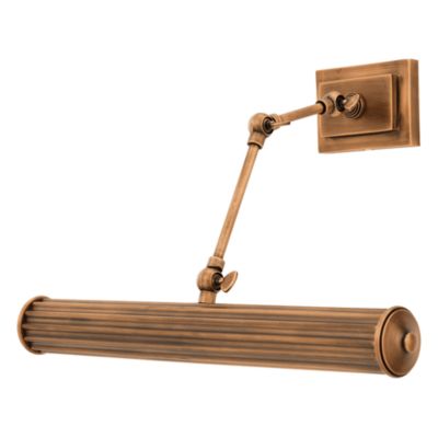 Luca Large Wall Lamp, Antique Brass Finish