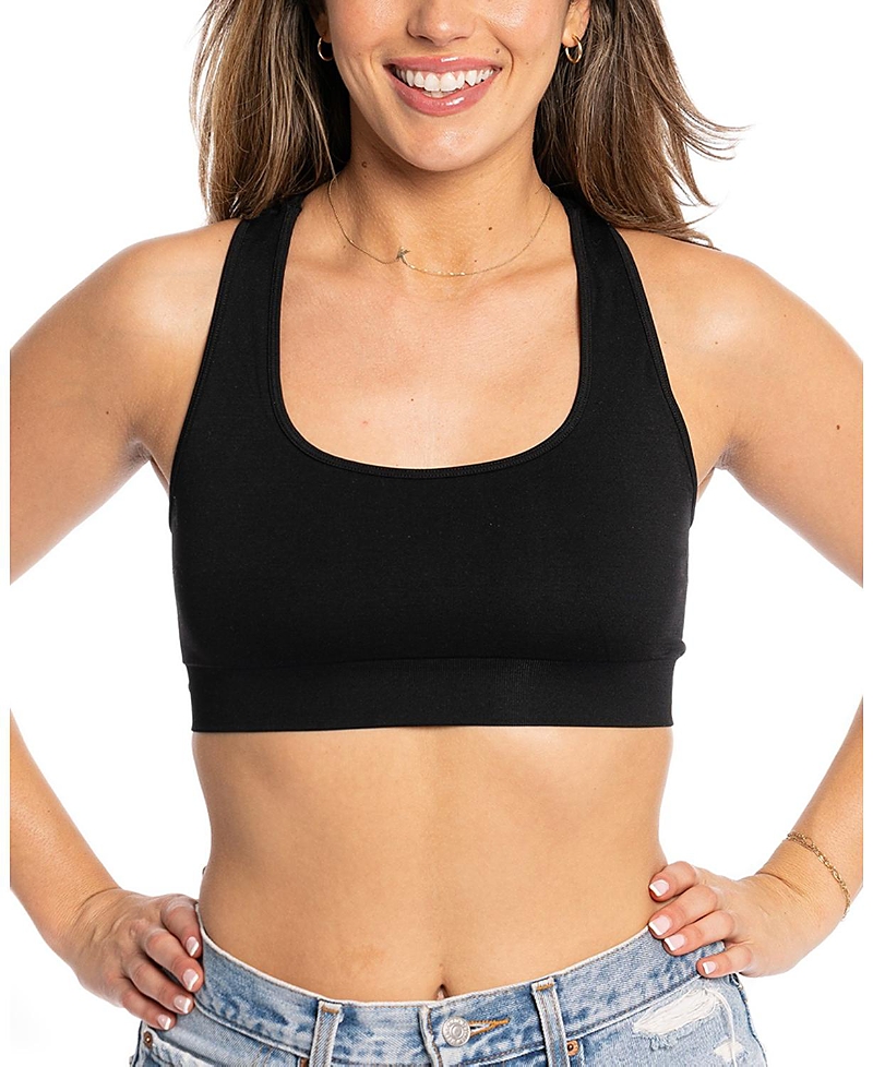 Malibu Sugar Sports Bra (8-14 - Big Kid In Black