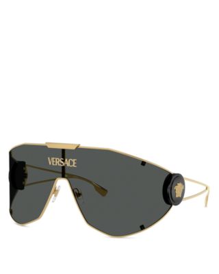 Versace - Medusa Medallion Shield Sunglasses, 142mm