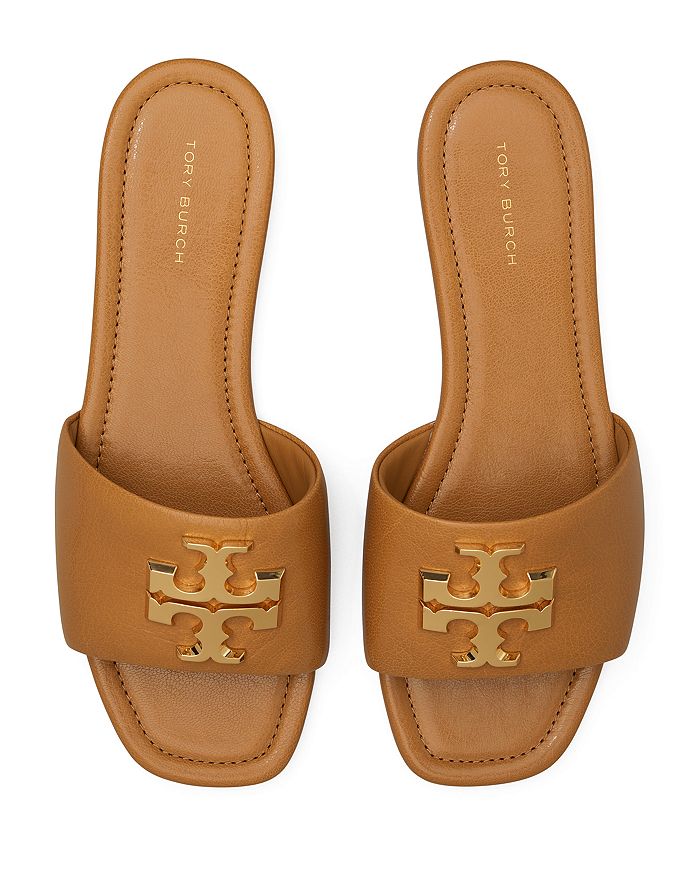 Shop Tory Burch Women's Eleanor Slide Sandals In Caramel Corn