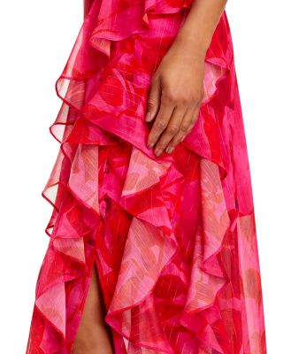 Sleeveless Ruffled Maxi Dress - Exclusive