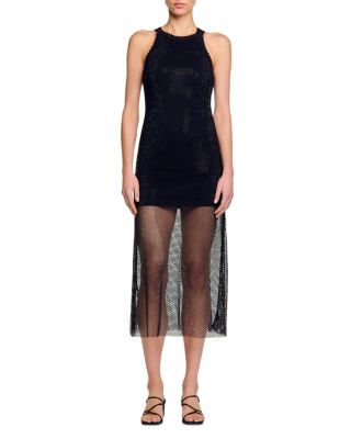 Sandro Hollywood Mesh Dress