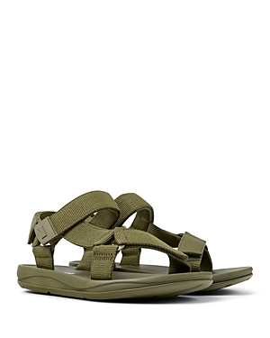 Shop Camper Men's Match T Strap Sandals In Medium Green
