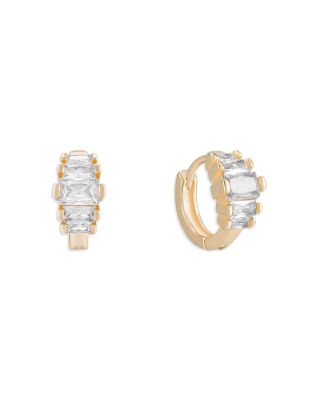 Diamond Shine Cubic Zirconia Mini Hoop Earrings