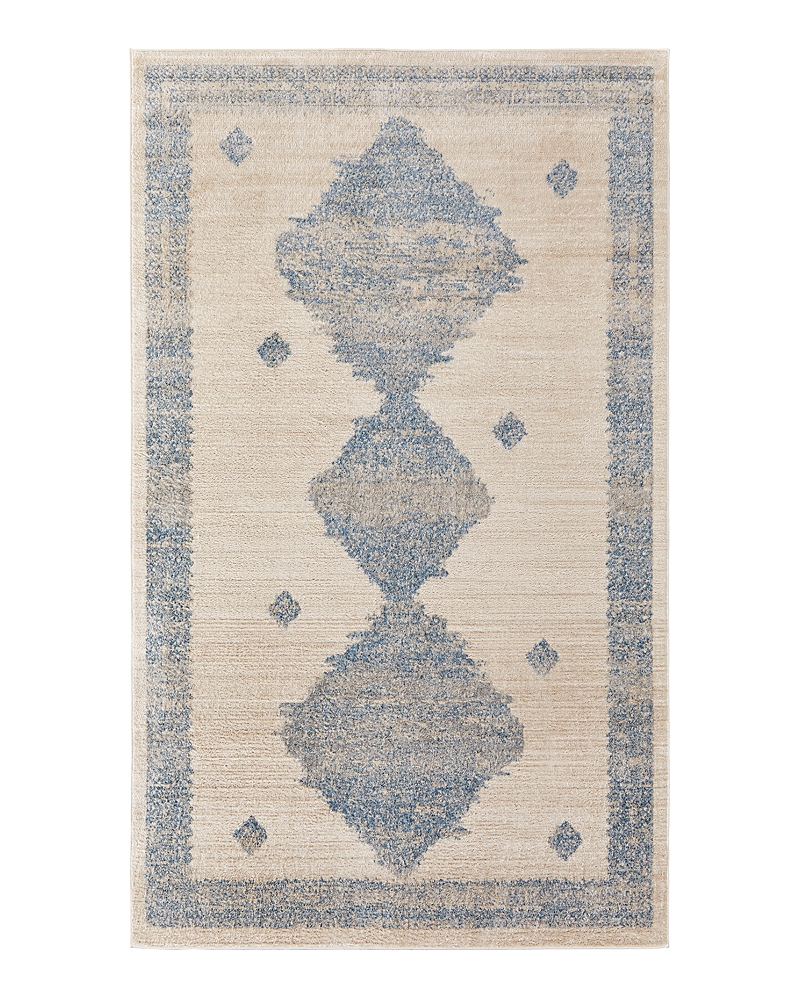 Shop Feizy Camellia Cma39k9f Area Rug, 4'3 X 6'3 In Blue/ivory