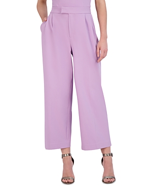 Bcbgmaxazria Woven Wide Leg Pants In Pastel Lilac