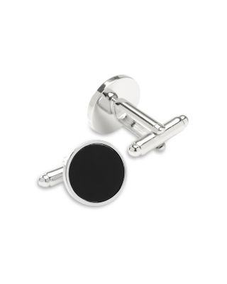 Round Onyx Cufflinks