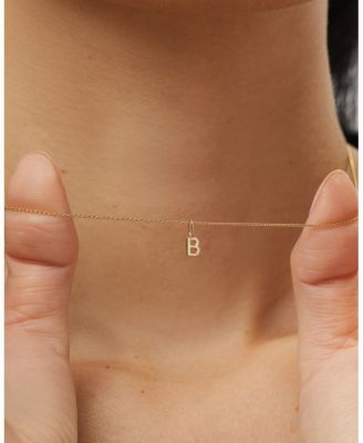 10K Gold Layered Letter Necklace