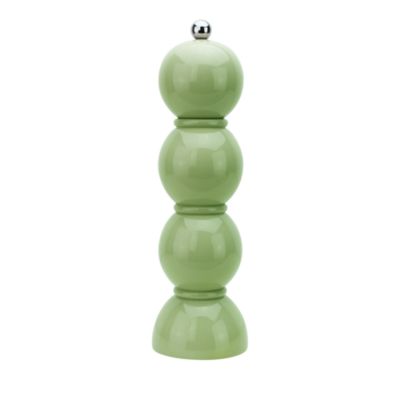 Addison Ross Bobbin Lacquered Salt or Pepper Mill Grinder - Sage