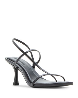 STEVE MADDEN - Women's Locke Strappy Asymmetrical High Heel Sandals