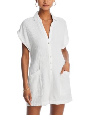 L*Space - Mika Cotton Romper Swim Cover-Up