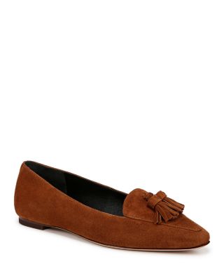 Veronica Beard - Women's Cleo Snip Toe Tassel Detail Flats
