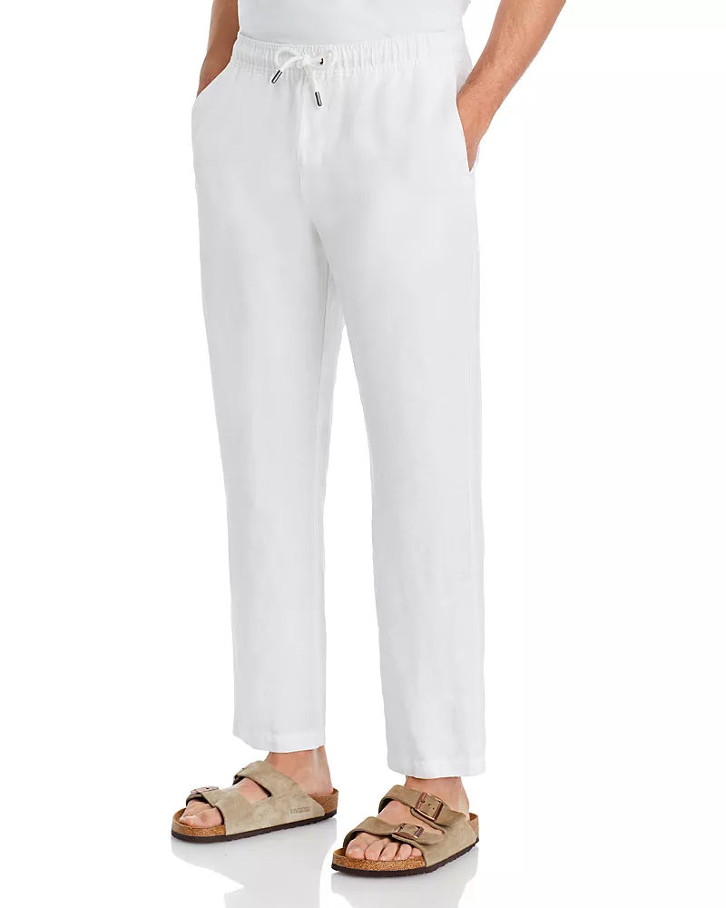 Onia Linen Pull-On Pants