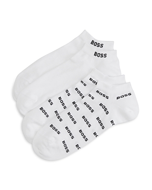 Hugo Boss Allover Socks, Pack Of 2 In White