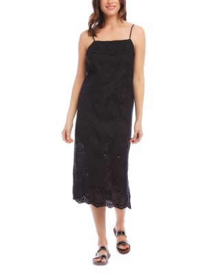Karen Kane - Cotton Eyelet Midi Dress