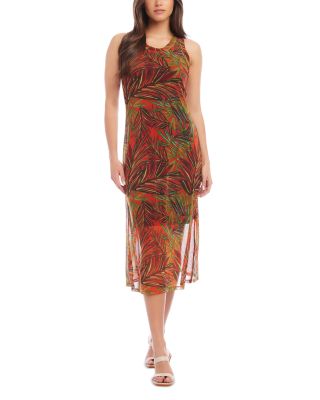 Karen Kane - Printed Mesh Midi Dress