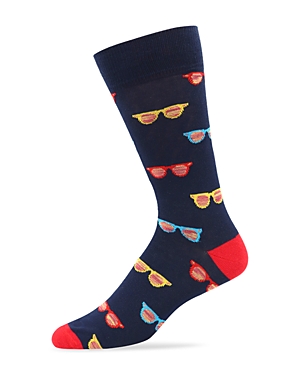 Shop The Men's Store At Bloomingdale's Sunglasses Socks - 100% Exclusive In Navy