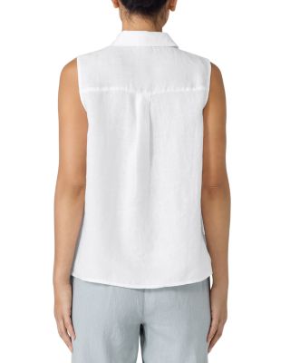 Button Front Linen Shirt